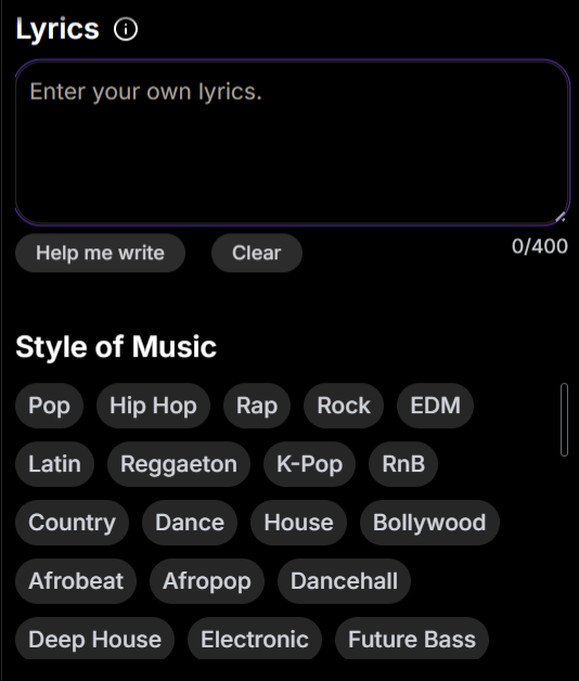 AI Song Generator Introduction